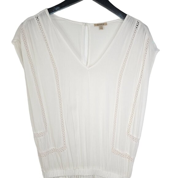 Anama White Forest Green Ombre SOFT Romper - Picture 3 of 6